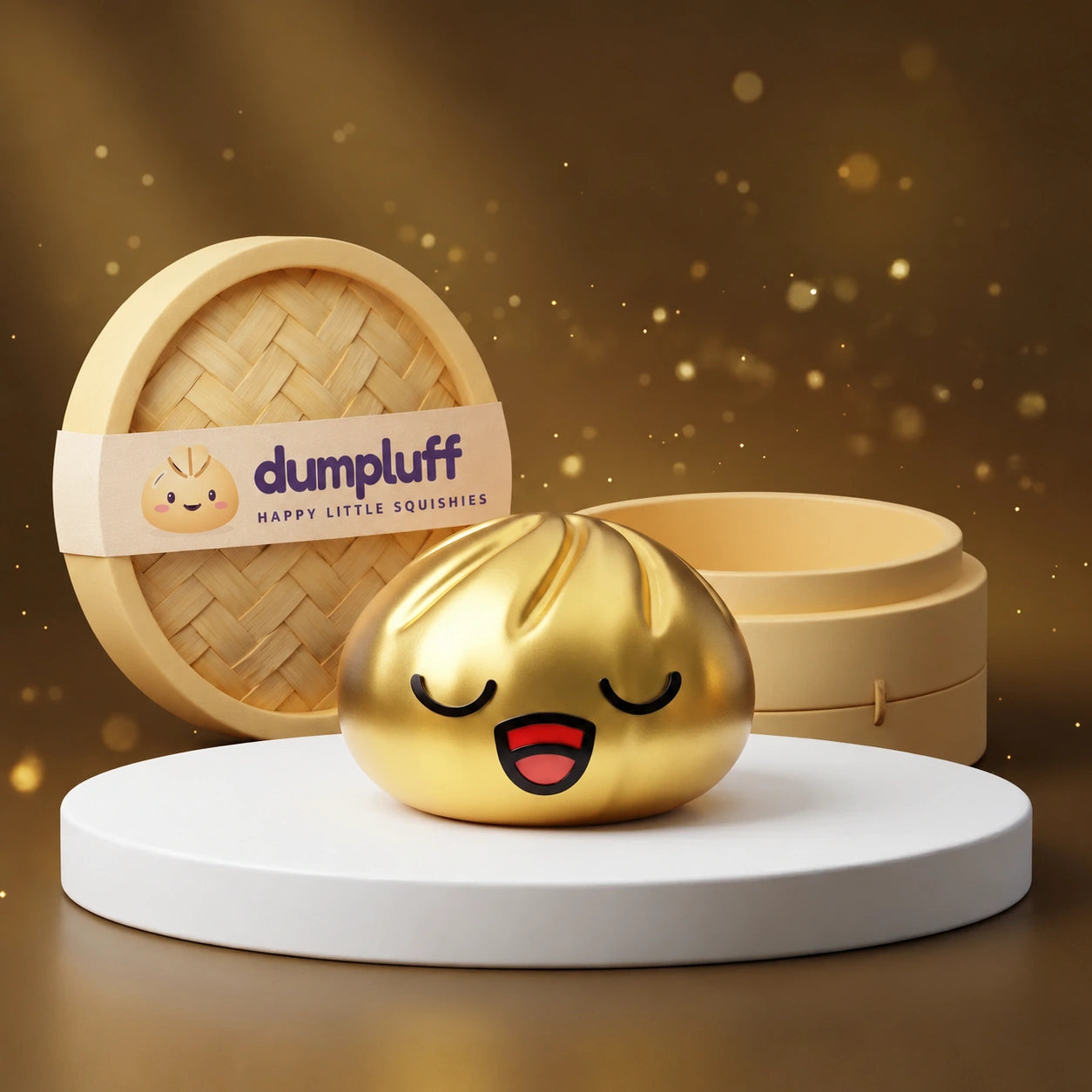 Treasure Rare Gold Dumpling Squishy